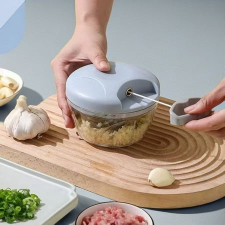 Blue Manual chopper, mini chopper, onion chopper, manual blender, mini manual chopper, manual onion cutter - Walmart.ca