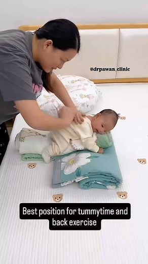 99K views · 4.4K reactions | TUMMY TIME ✅best POSITION and BACK excercises to help your baby in- COLIC PAIN SITTING GAS GERD #tummytime #colic #colicpain #backexcercise #growth #development #newborn #newbornbaby #newbornbabymassage #newbornbabycare #newbornbabycaretips #pediatrician #pediatricianadvice | Dr Pawan Mandaviya | Facebook