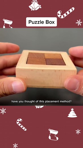 Solve the 4-Piece Wooden Box Puzzle