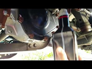 2017 2500 HD Diesel Front Differential Fluid Change to Amsoil
