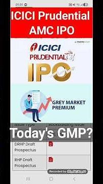 ICICI Prudential AMC IPO | ICICI Prudential IPO GMP