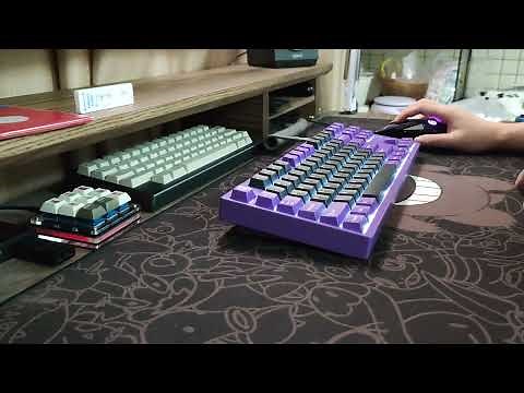 Typing sounds: F80 SE | Everglide Crystal Purple