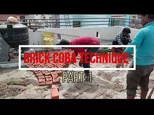 BRICK BAT COBA ( A WATER PROOFING TECHNIQUE)
