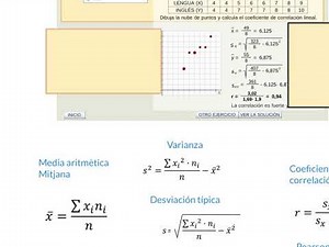 Aprende a calcular la covarianza y el coeficiente de correlación lineal. Estadística bidimensional