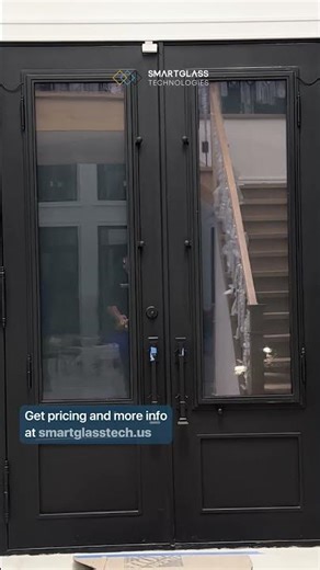 Smart Glass Privacy Control for Home Doors