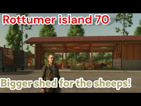 🐄 Feeding the Cows & New Sheep Shed! 🐑 | Precision Farming | Rottumer Island 70 | FS25