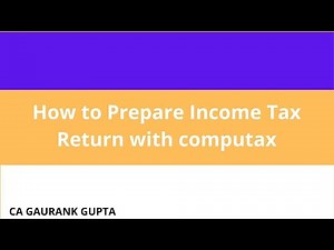 How to Prepare Income Tax Return with computax