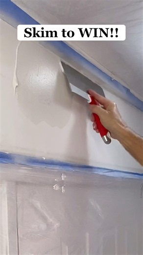 Skim to Win When Repairing Drywall!