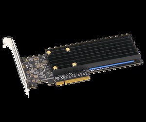 Sonnet M.2 2x4 Low-profile PCIe Card (Two M.2 NVMe SSD slots • Add your own SSDs up to 16TB)