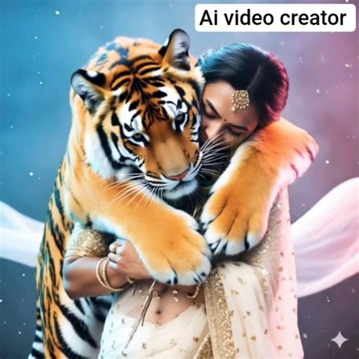 the tiger touch😳😱 AI VIDEO MAKER HOW TO CREATE AI VIDEO AT FREE AI VIDEO MAKING TOOLS 🔥🔥 VIRAL 💯%🔥🔥🔥