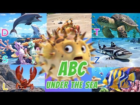ABC Under the Sea Song | Learn the Alphabet with Sea Animals | Fun ABC Song for Kids