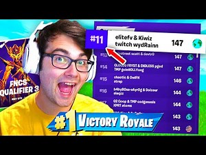 I got 11th PLACE in FNCS Semis in Fortnite... (Full Fortnite Tournament)