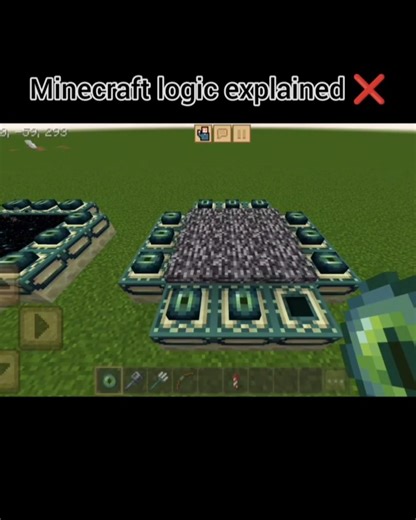 Minecraft logic makes no Sense 🤯 #minecraft #minecraftshorts