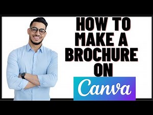 HOW TO MAKE A BROCHURE ON CANVA,how to make a trifold brochure on canva