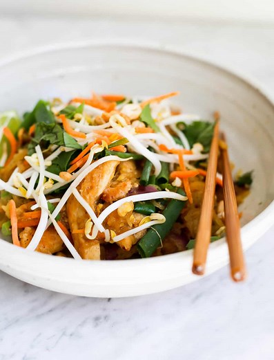 Whole30 Spaghetti Squash Pad Thai - The Defined Dish