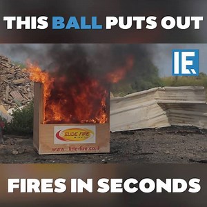 1M views · 6.9K shares | This ball puts out fire in seconds.. | Interesting Engineering | Facebook