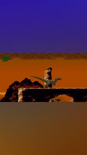 RAPTOR at The Canyon 🏜️🦖 Jurassic Park #shorts #sega #youtubeshorts