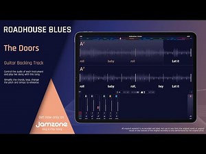 Guitar Backing Track | Roadhouse Blues - The Doors