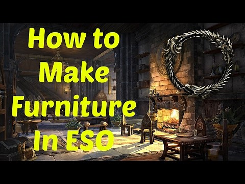 ESO How to make Furniture!