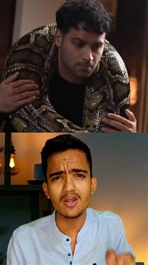 Python Snake In Podcast 🐍😨#shorts