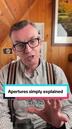Apertures explained simply #learnphotography #apertures