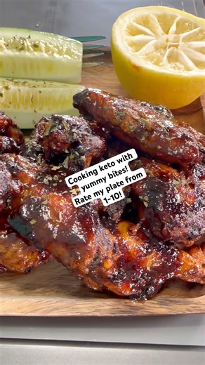 Homemade hot honey wings! Happy wing Wednesday!!