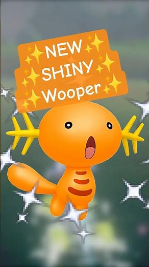 I Made ✨ NEW✨ SHINY ✨ Wooper! #shinypokemon