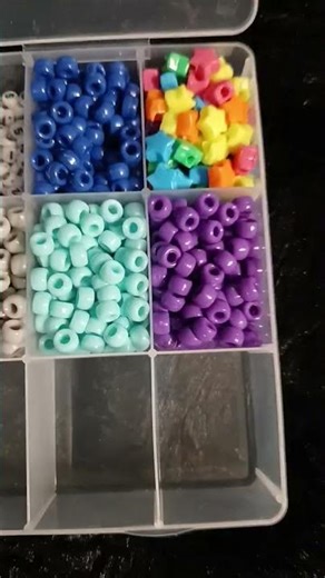 Filling up my bead box! #beads #beadbox