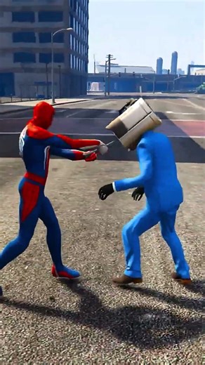 GTA 5 Funny Spiderman vs white Minion Epic Ragdoll Episode #gta #spiderman #avengers