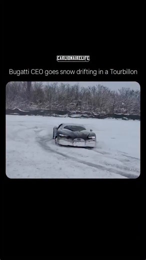 @carlionairelife on Instagram: "Bugatti CEO Mate Rimac has been putting in the work during winter testing for the new Tourbillon hypercar, the Chiron's successor. Media / @supercarsfor.sale #Carlionairelife #SupercarsOfIndia #LuxuryCars #AutomotiveCulture #CarReels"