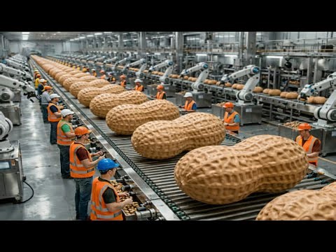 1,000,000 Peanuts Per Day – Inside the CRAZY Speed of a Modern Flour-Coated Peanut Factory