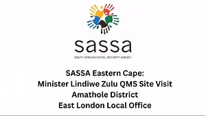 6.2K views · 39 reactions | [WATCH] Minister Lindiwe Zulu's QMS (Queue Management System) site visit to SASSA East London Local Office, Eastern Cape. #SASSACARES | SASSA News | Facebook