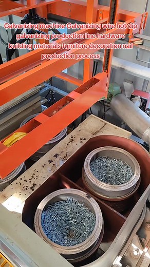 Galvanizing machine Galvanizing wire hot dip galvanizing production line hardware building materials furniture decoration nail production process