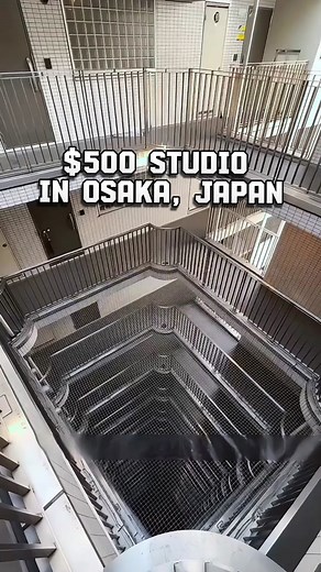 Studio Apartment Tour in Osaka, Japan | $500/month | 322 sq ft