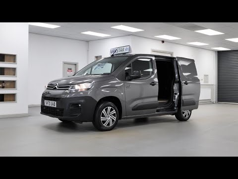2021 Citroen Berlingo 1.5 Enterprise Edition 650 KG Metallic Grey Panel Van - SM70 UAB - VanStar