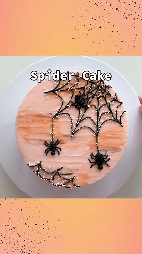Spooky Spider Cake Decorating Tutorial