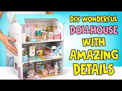 Easy DIY Dollhouse & Miniature Furniture Kit