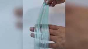12pcs Clip in Mint Green Hair Extensions, 22 Inch Rainbow Hair with Silver Tinsels, Colorful Party Highlights for Women