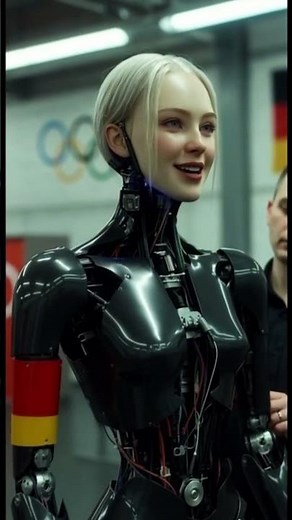 Black Humanoid Robot Girl Stuns Visitors 🤖✨ | Tech Expo 2025