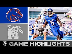 Dylan Riley runs for 200+ yards, Boise State has Statement Win over Memphis | FULL Game Highlights