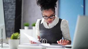 African American Executive Manager Accountant