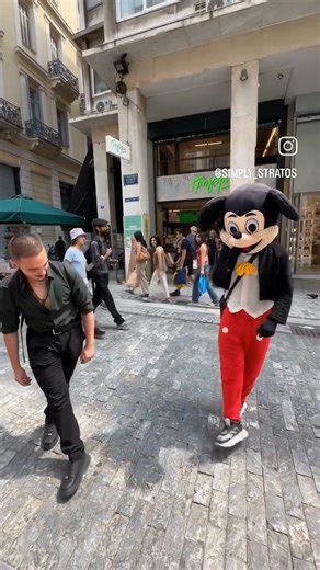 3.8K views · 36 reactions | Simply Stratos teaches Mickey Mouse The Zeibekiko OPA!  | Greek And Proud | Facebook