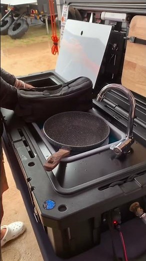 Tired of cluttered camp tables and lost utensils? This is your new camping essential. 🏕️
