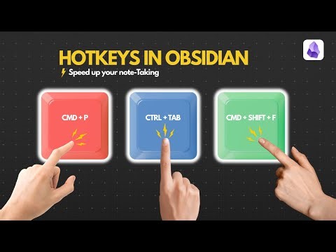 My 11 Most Used Hotkeys In Obsidian