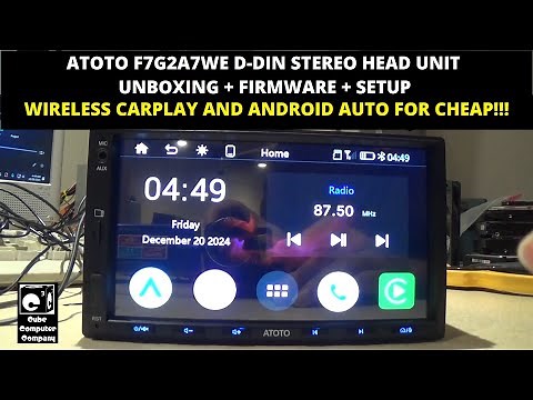 Atoto F7G2A7WE Unbox + Firmware Update + Setup