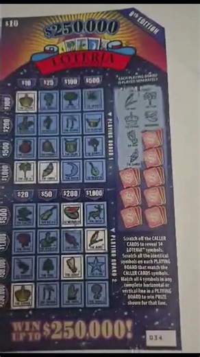 SCRATCH OFF TICKET #scratchofftickets #lottery #shorts