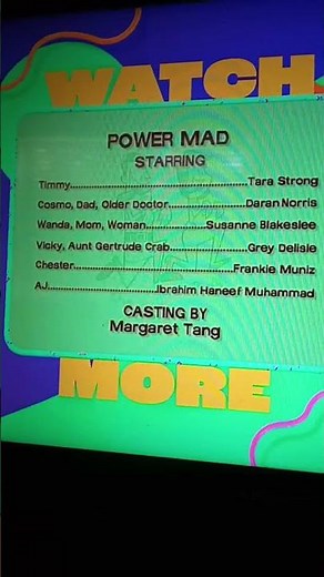 Fairly Odd Parents End Credits