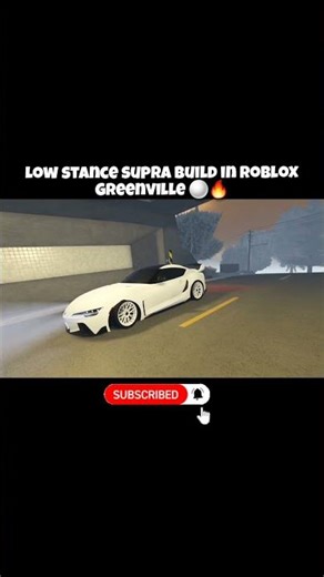 LOW STANCE SUPRA 🔥💨 | CLEAN JDM BUILD ⚪️ IN ROBLOX GREENVILLE #christmas#roblox#cars#gaming#newyear