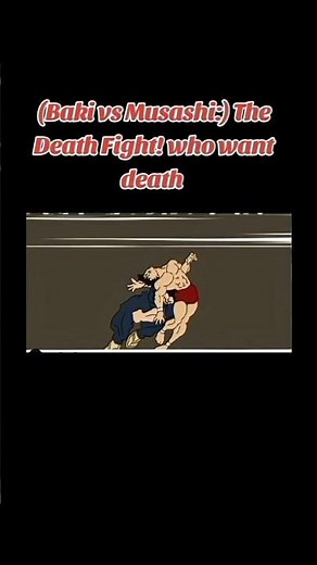 Baki vs Musashi: The Death Fight! Who will survive? 💀 #BakiHanma