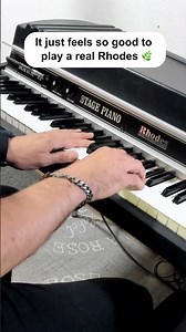 It just feels so good to play a real Rhodes #piano #beatles #cover